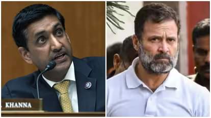 अमेरिकी सांसद रो खन्ना और कांग्रेस नेता राहुल गांधी।