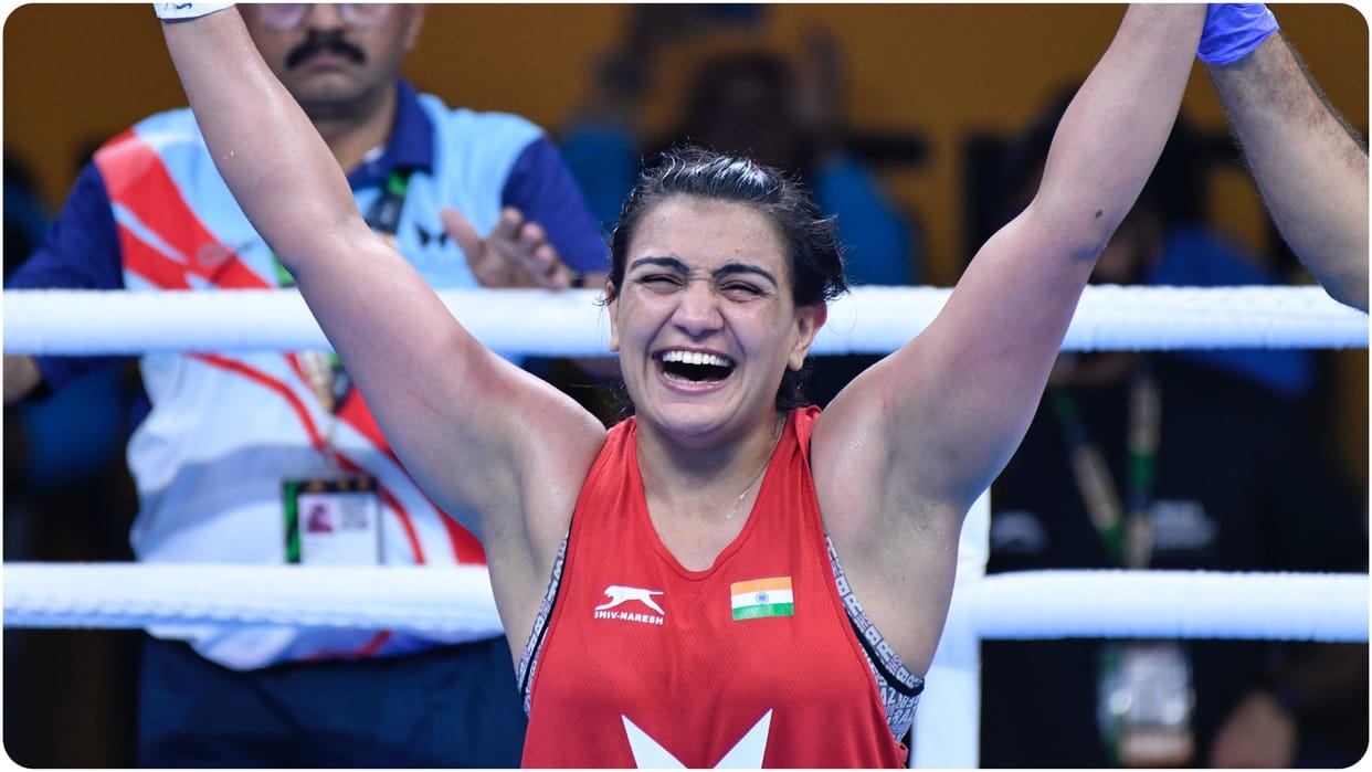 Women World Boxing Championship 2023 Live Nitu Ganghas Gold Medal and Saweety Boora Final Match Update