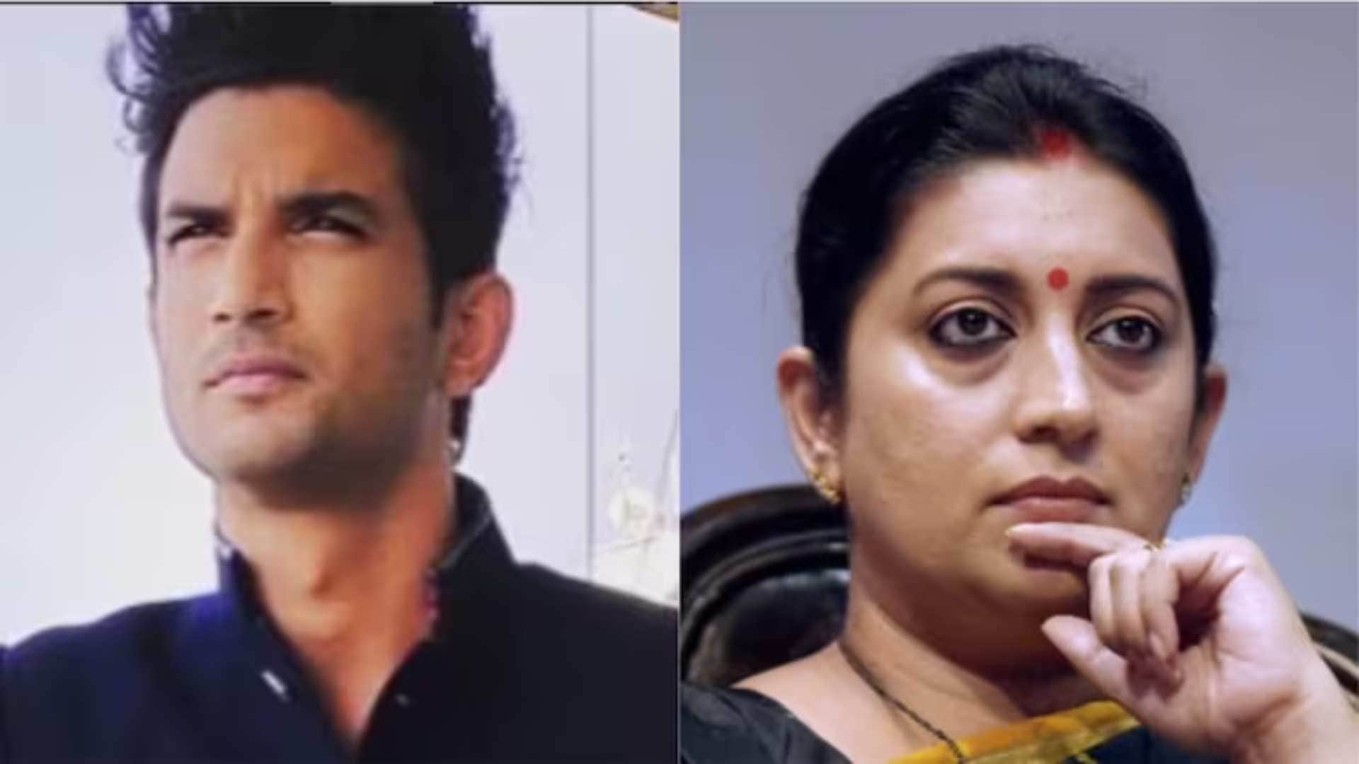 Smriti Irani remembers the late actor Sushant Singh Rajput said I wish he could call me