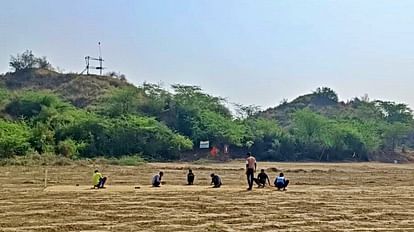 Bhind News Ground and pitch ready for Chambal Cricket League-2