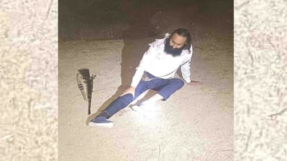 गोली लगने के बाद घायल मो. जर्रार