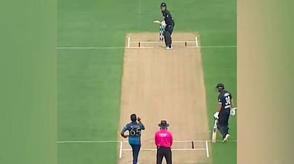 NZ vs SL 1st ODI: Ball hits stumps at 130+ KMPH speed, bails did not fall, fans left surprised, Watch video