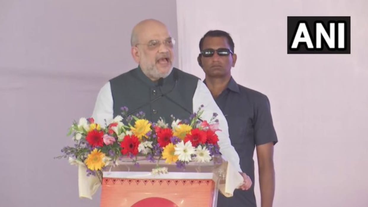 amit shah karnataka visit hoist tricolour in bidar inaugurate memorial sardar patel