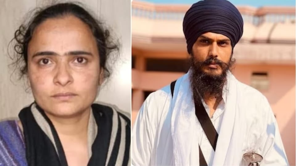 Amritpal Singh Case Police interrogated Baljit Kaur Amritpal had left a bag at home