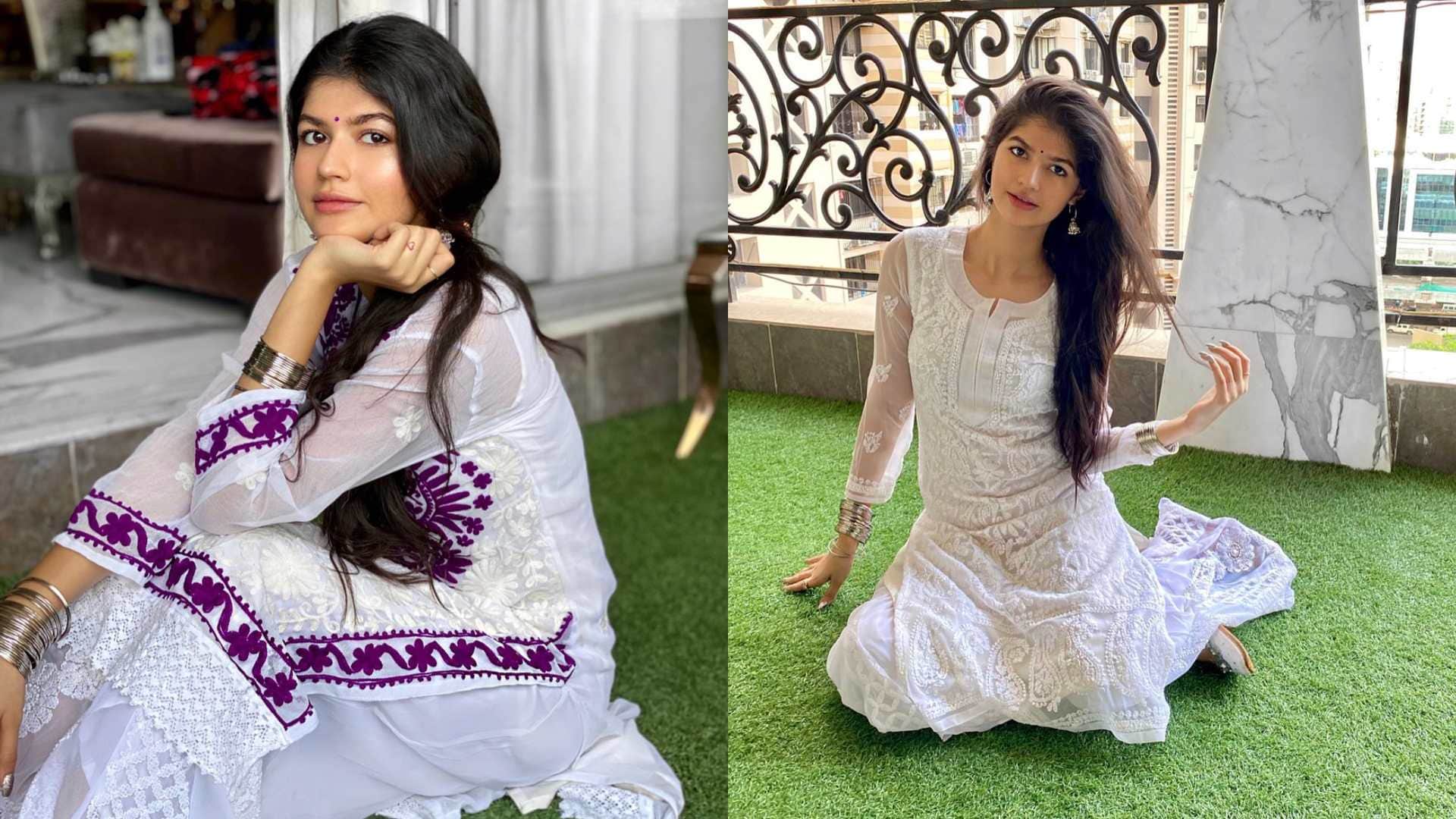 Chikankari Kurta Try Anjini Dhawan Inspired Chikankari Kurta for Festive Looks News in Hindi