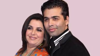 Video Farah Khan Karan Johar on street of Los Angeles Made fun each other fashion sense