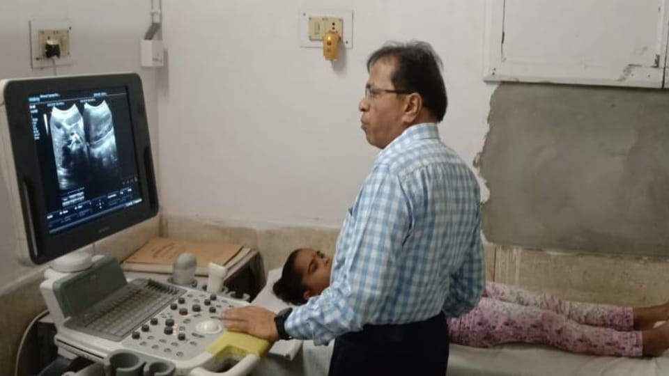 ultrasound test facility has started in  district hospital After five years in Mainpuri