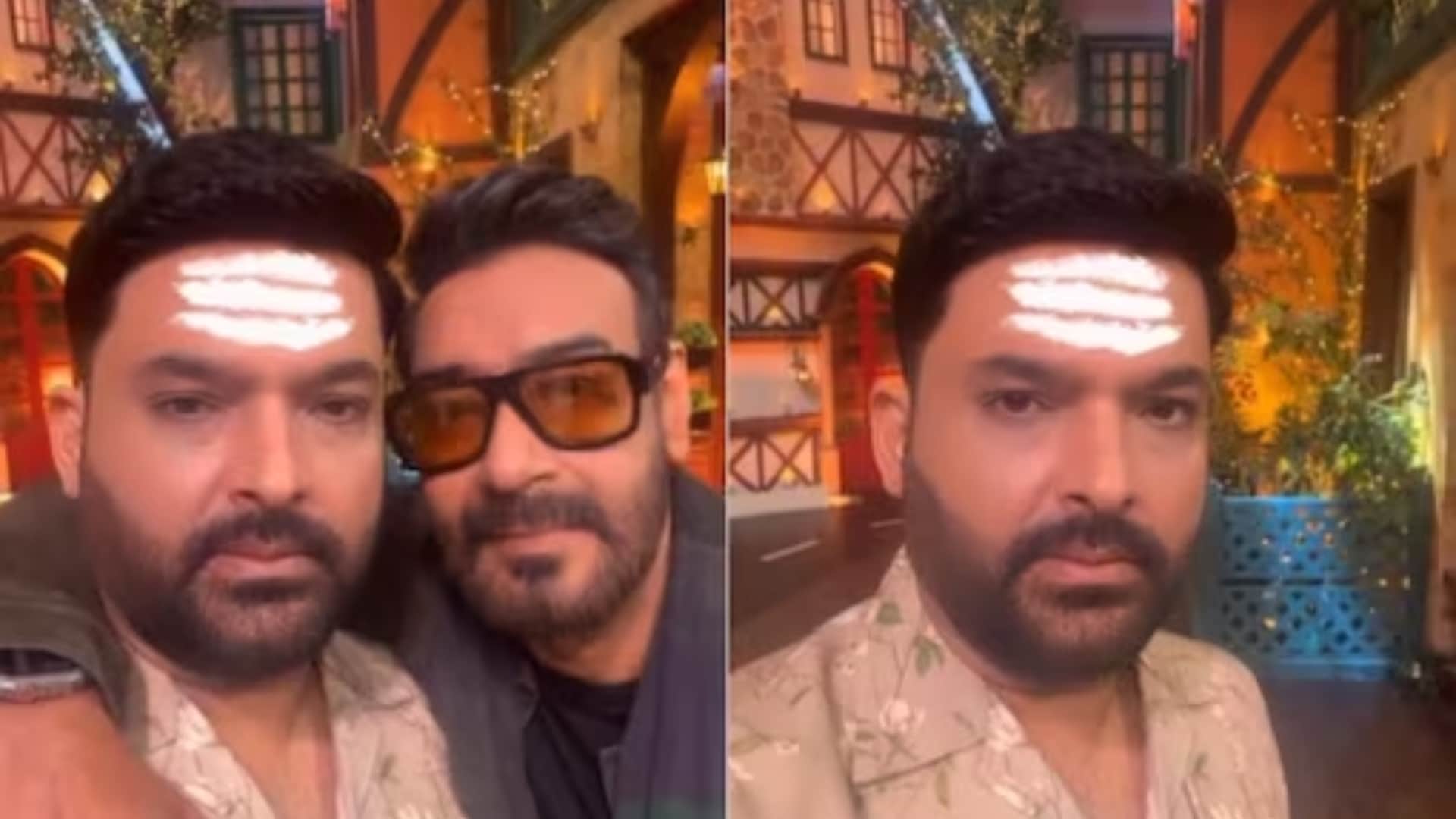 Kapil Sharma mocks Ajay Devgan And tabu at promotion of Bhola film in The Kapil Sharma Show video viral