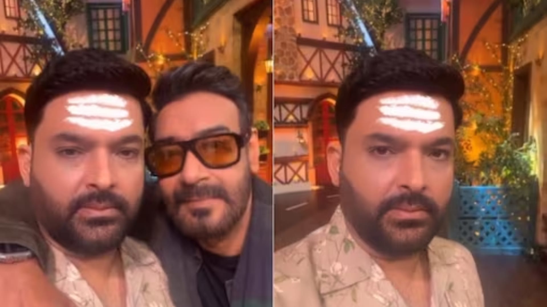 Kapil Sharma mocks Ajay Devgan And tabu at promotion of Bhola film in The Kapil Sharma Show video viral