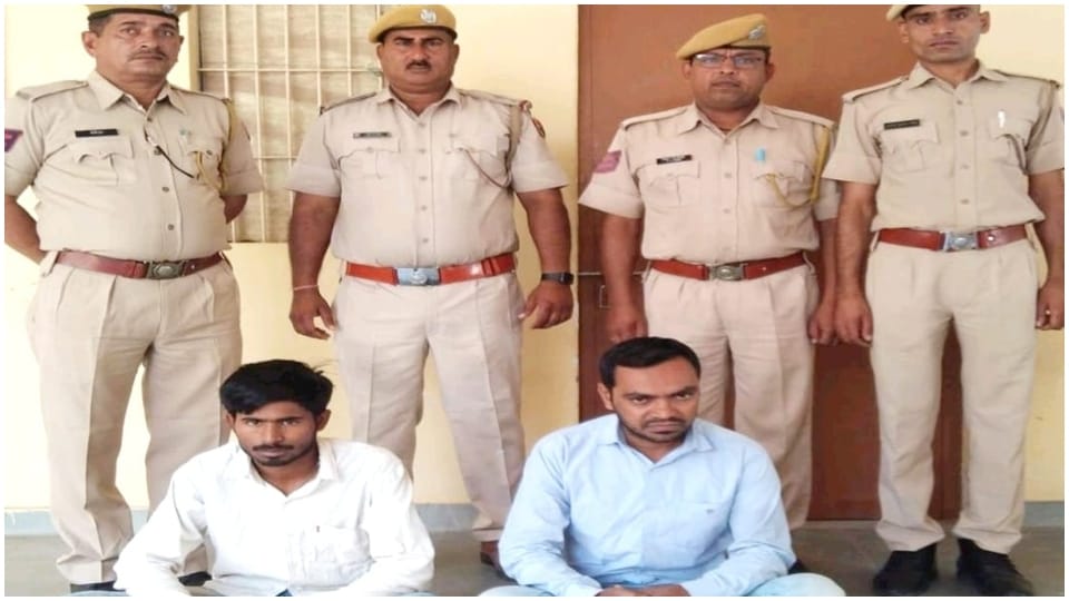 Nakbajni exposed in Sribalaji Seva Dham Nagaur two personnel of the ashram arrested