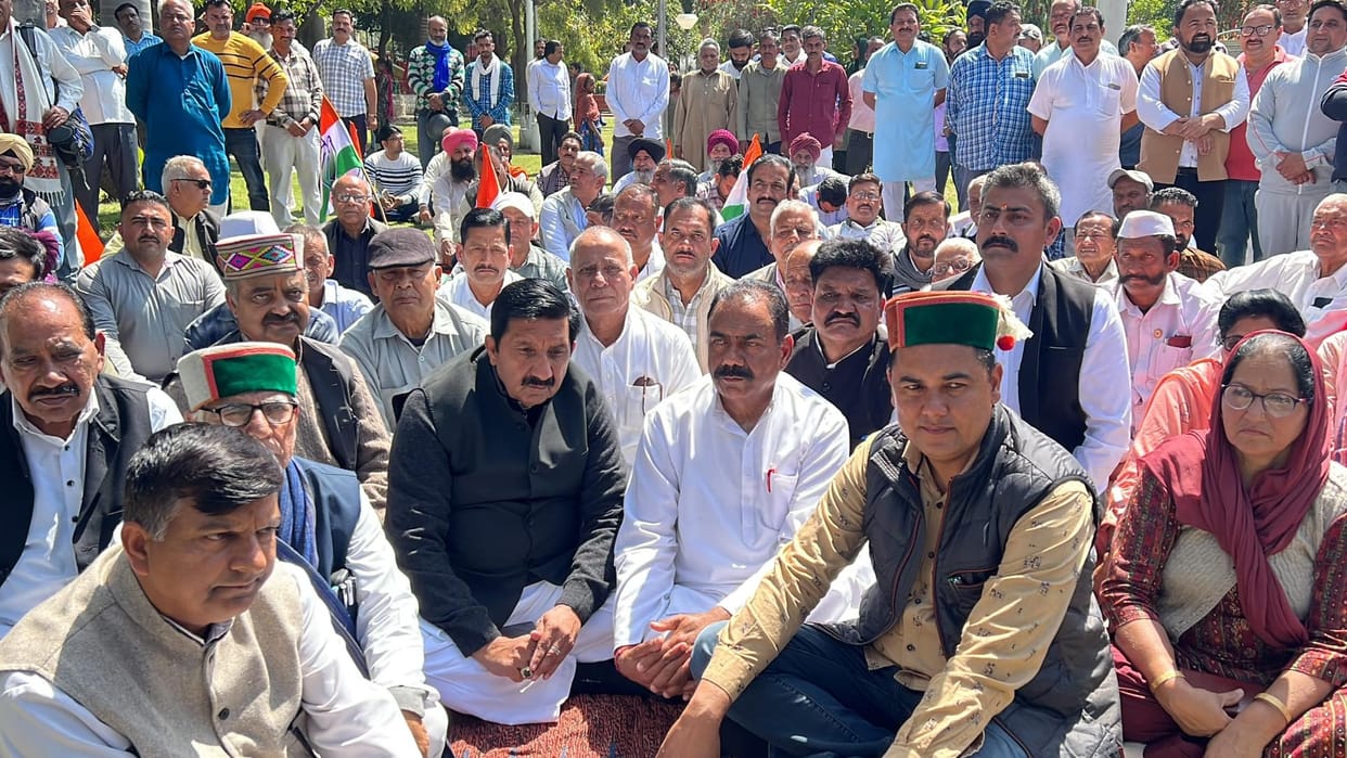 Deputy CM Mukesh agnihotri targets bharatiya janata party