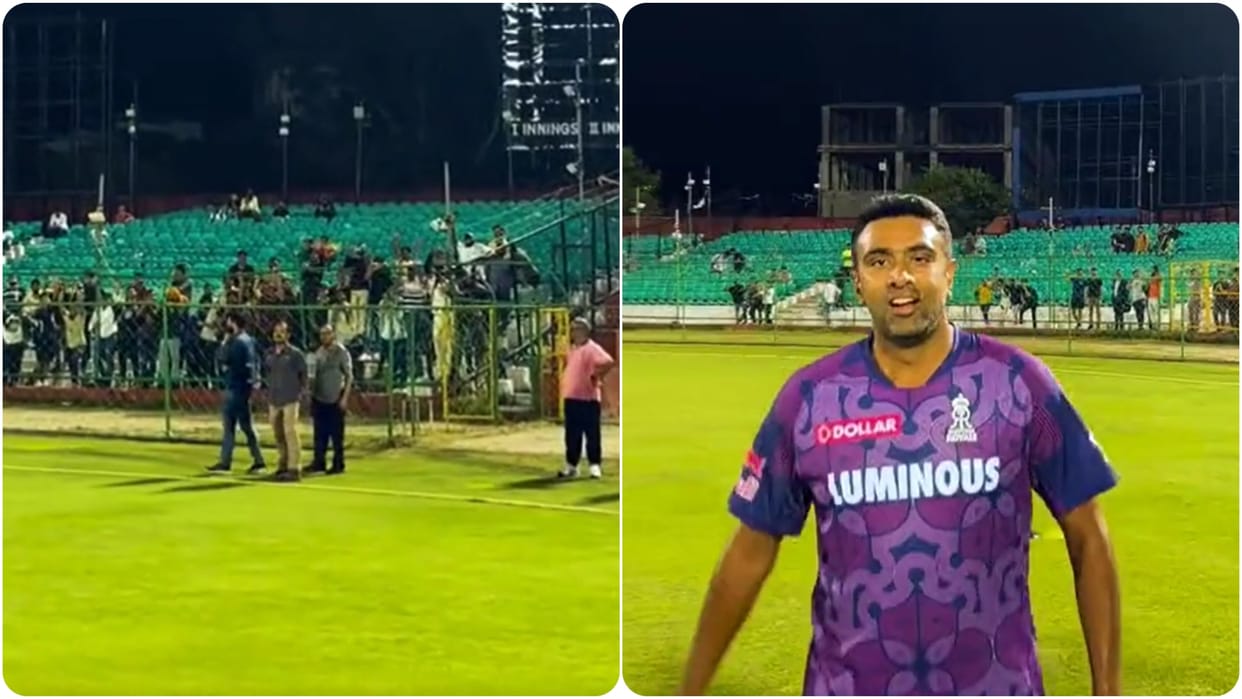 Rajasthan Royals fans sing Jhalak Dikhhla Jaa song for Ravichandran Ashwin star cricketer said kamaal hai