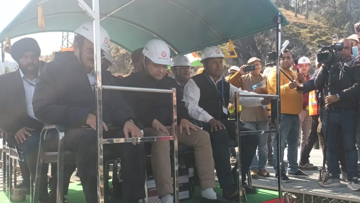 Union Railways Minister Ashwini Vaishnav inspected world highest railway bridge chenab reasi