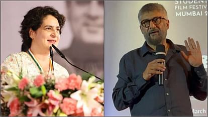 Vivek Agnihotri take a potshot at Priyanka Gandhi speech suggest her family starts acting in karan johar films