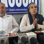 ढांगरी हमले के पीड़ित अपनी बात रखते हुए