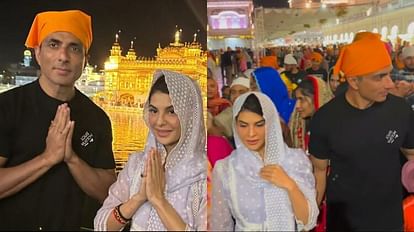 amid fateh shooting sonu sood jacqueline fernandez reached punjab golden temple to take blessing