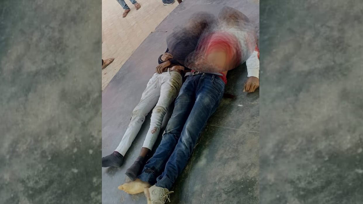 Two died in an accident in lalganj.
