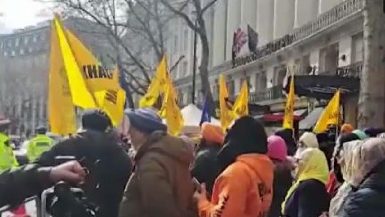 Amritpal Case: Rally of Khalistan supporters in America's Times Square; raised anti-India slogans