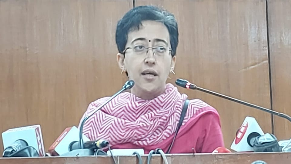 Minister Atishi wrote a letter to Chief Secretary seeking reply on matter of minor sexual harassment