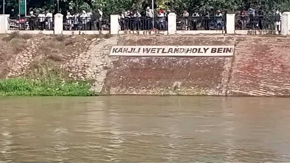 Woman jumped in Kanjali Bein of Kapurthala, police started search
