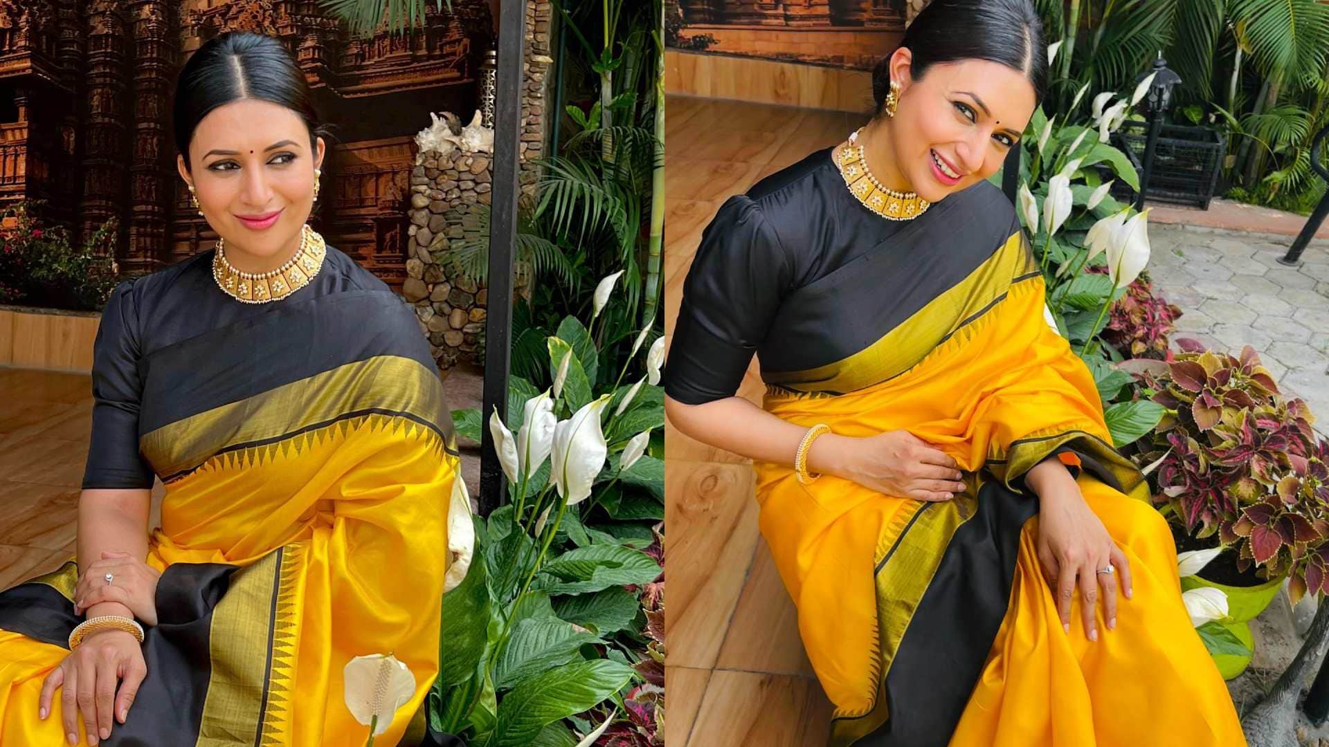 Divyanka Tripathi Glamorous Saree Looks See Photos News In Hindi
