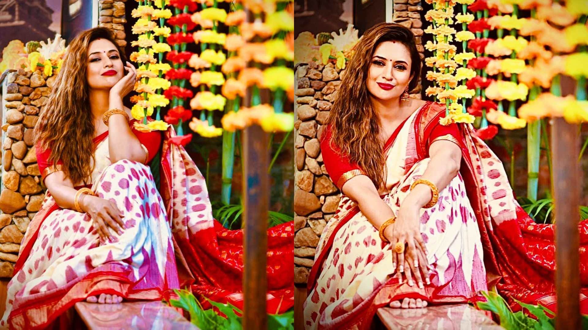 Divyanka Tripathi Glamorous Saree Looks See Photos News In Hindi