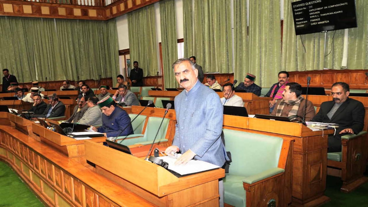 HP Assembly Budget Session: CM Sukhu said considering making a policy for outsourced personnel
