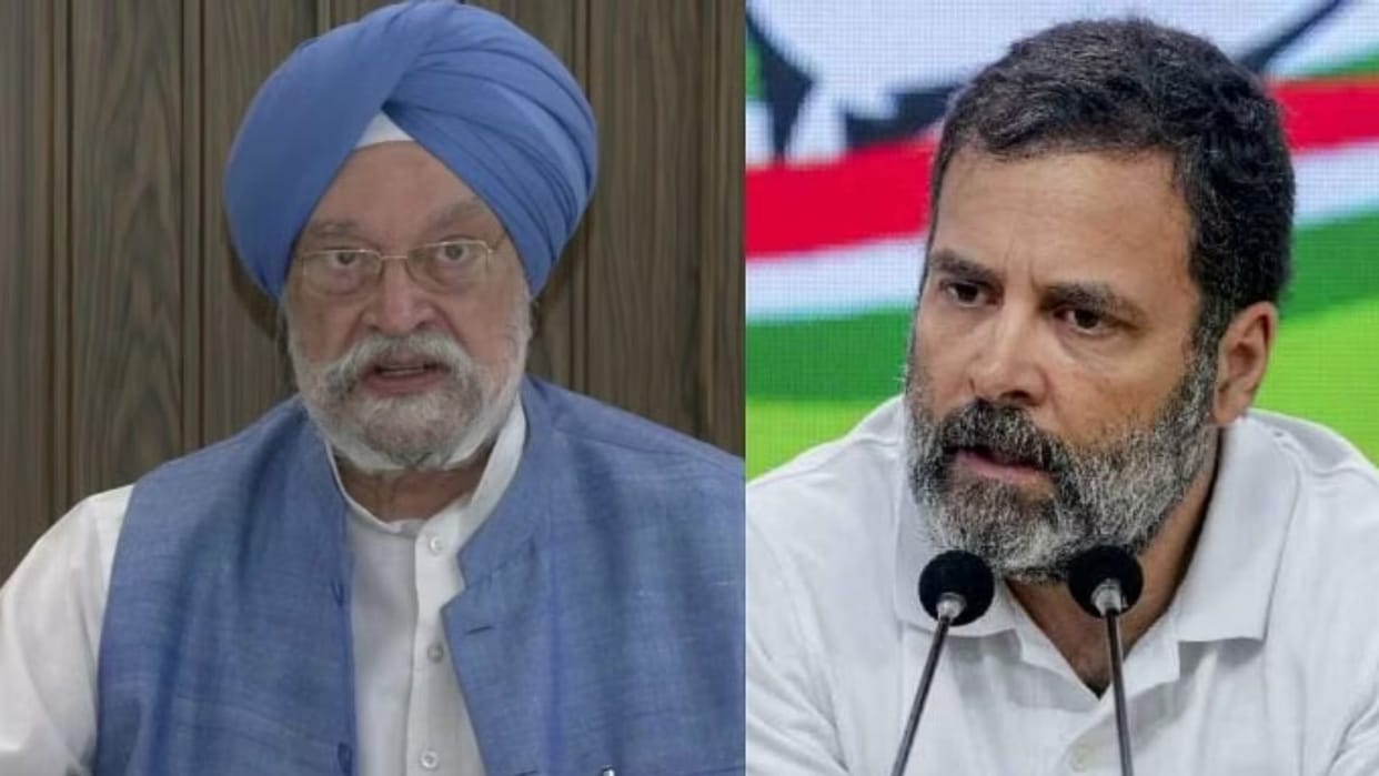 "Getting an ass to run a horse's race..." Hardeep Singh Puri's pulls no punches commenting on Rahul Gandhi