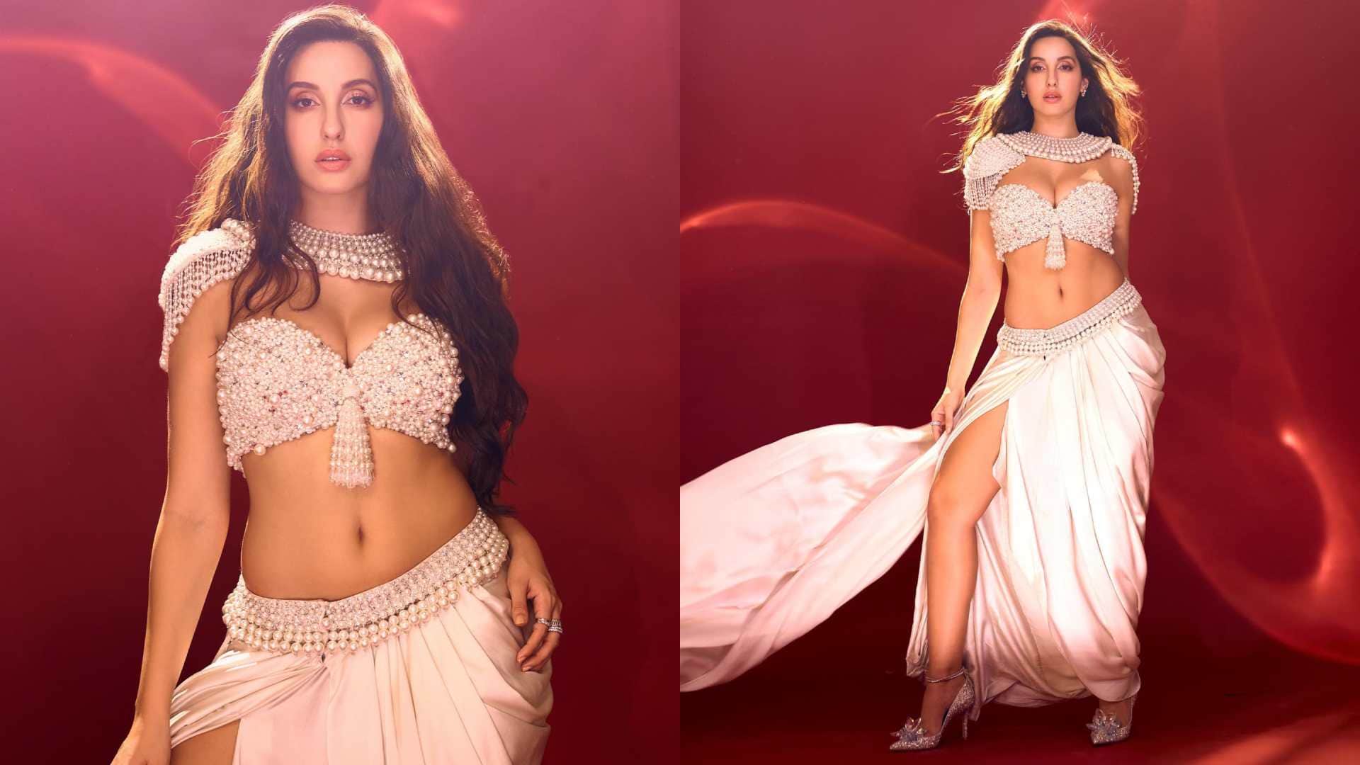 Fashion Try Pearl Outfit If Your Get Bored With Simple Saree Designs News In Hindi