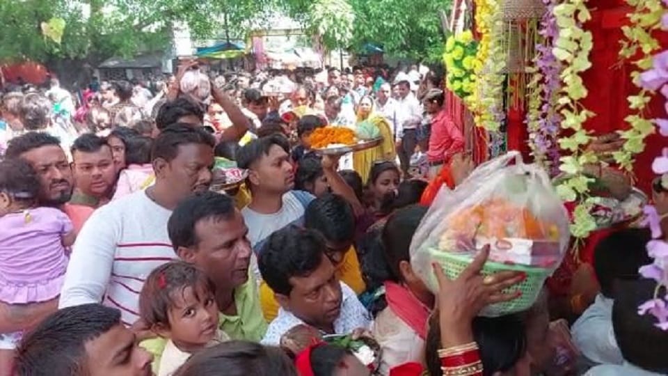 Chaitra Navratri 2023 Fair of faith at the ancient Yashwantari Devi temple in Pilibhit