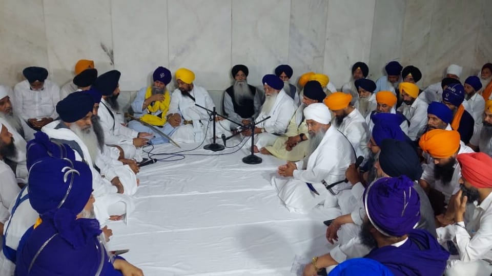 Meeting to discuss current situation in Punjab to held at Shri Akal Takht Sahib in Amritsar all update