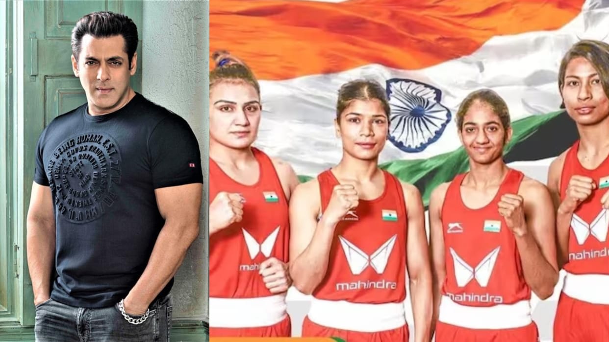 Salman Khan actor congratulates Nikhat Lovlina Nitu Saweety winning gold World Boxing Championships