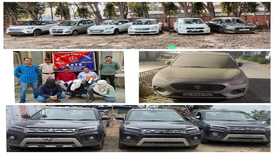 Hi-tech vehicle theft gang busted in Delhi-NCR 12 luxury cars recovered