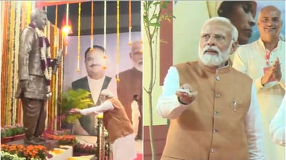 भाजपा केंद्रीय कार्यालय का विस्तार: आवासीय परिसर-सभागार का उद्घाटन, निर्माण में लगे लोगों से PM मोदी ने की बात PM Modi