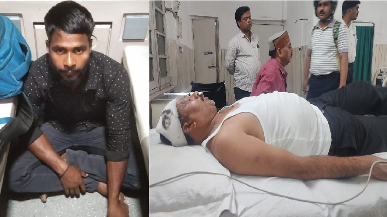 Uproar in Ganga Kaveri Express: Deputy CIT assaulted, passenger hiding in toilet, accused of stabbing