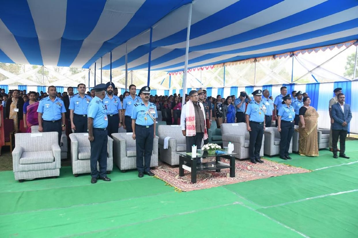 Assam: Assam Governor Gulab Chand Kataria visits Air Force Station Jorhat