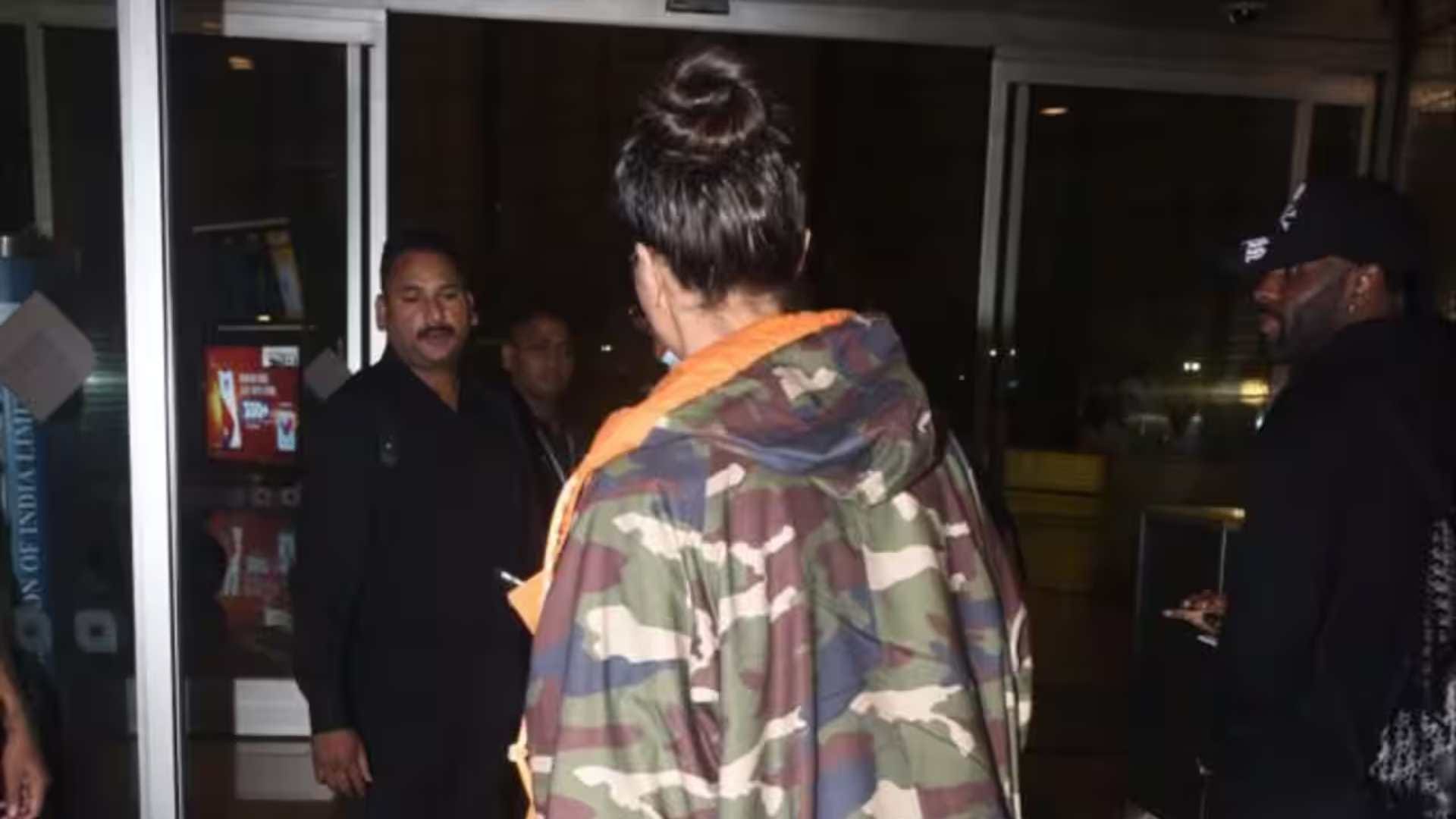 Deepika Padukone trolled for wearing black glasses at night jacket in summer actress spotted video viral