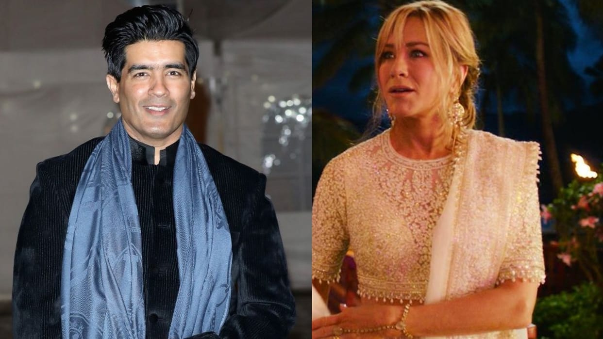 Netflix Murder Mystery 2 Actress Jennifer Aniston Praises Manish Malhotra Lehnga Said It is very Beautiful