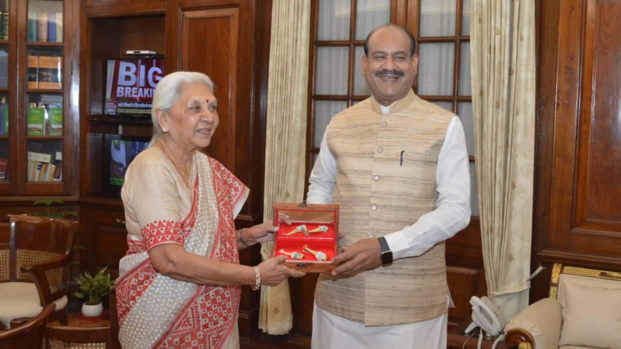 UP Governor meets to Loksabha chief OM Birla.
