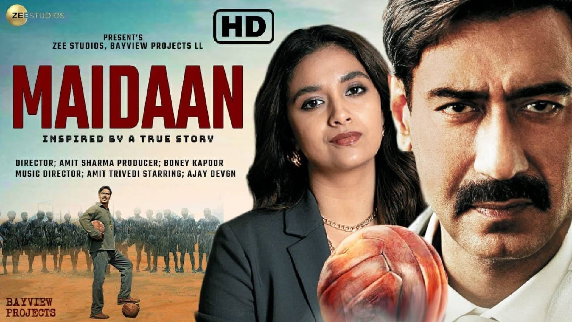 Bholaa starrer Ajay Devgn film Maidaan teaser will be release on 30 March 2023
