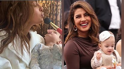 Citadel Priyanka Chopra Shared Cute Moment Photos With Daughter Malti Marie while doing makeup see picture