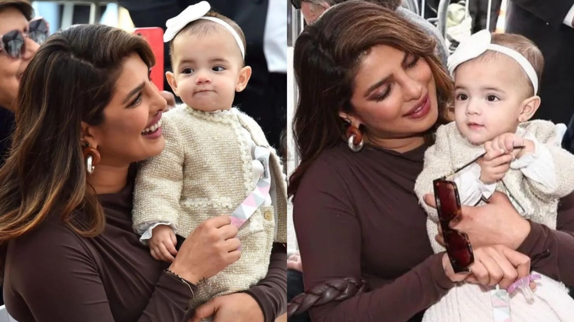 Priyanka Chopra Daughter malti photos with expensive bag worth more than 2 lakh