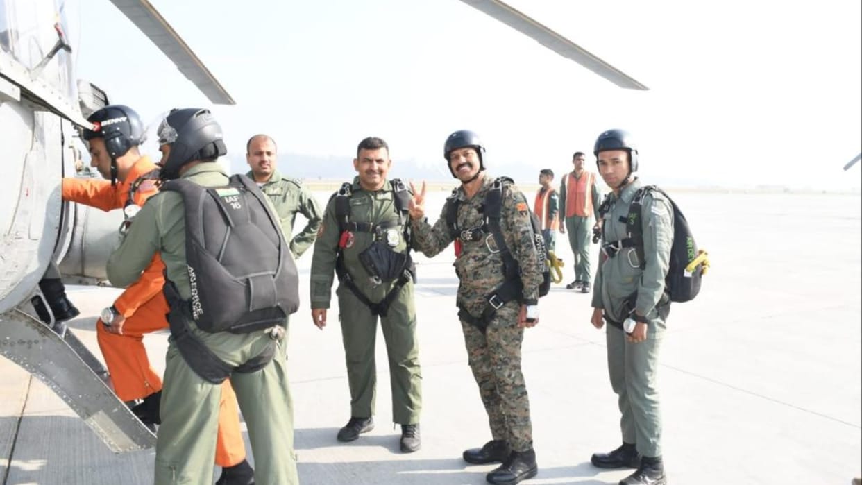 Dr. LR Bishnoi created a new record in Parajump