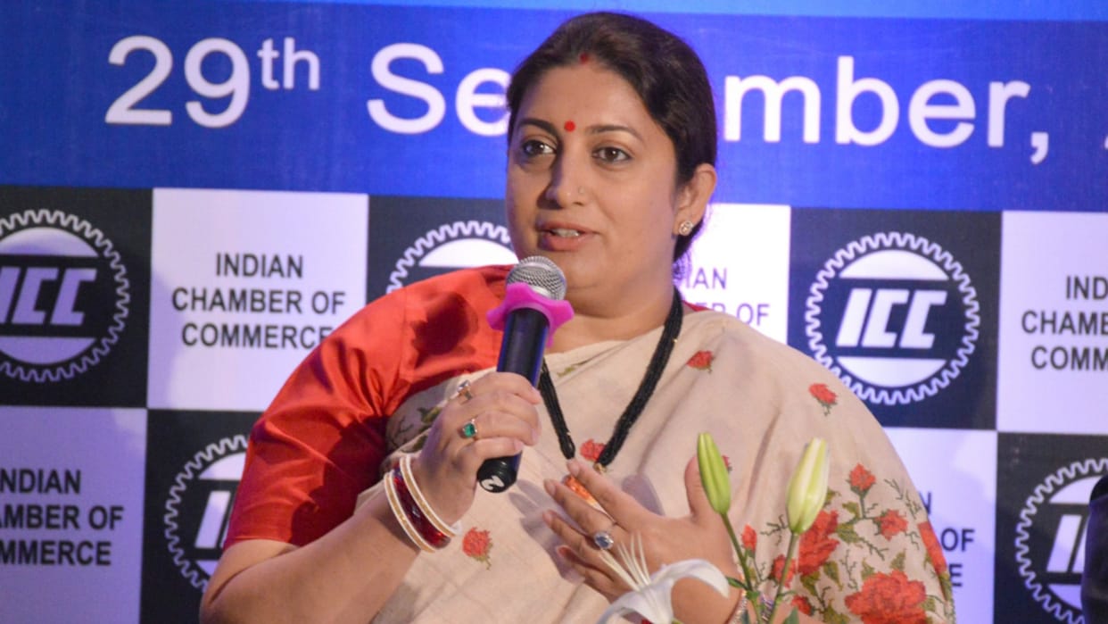 Smriti Irani: Irani said on Srinivas's speech - Rahul's words and Sonia's manners, Congress said - allegations