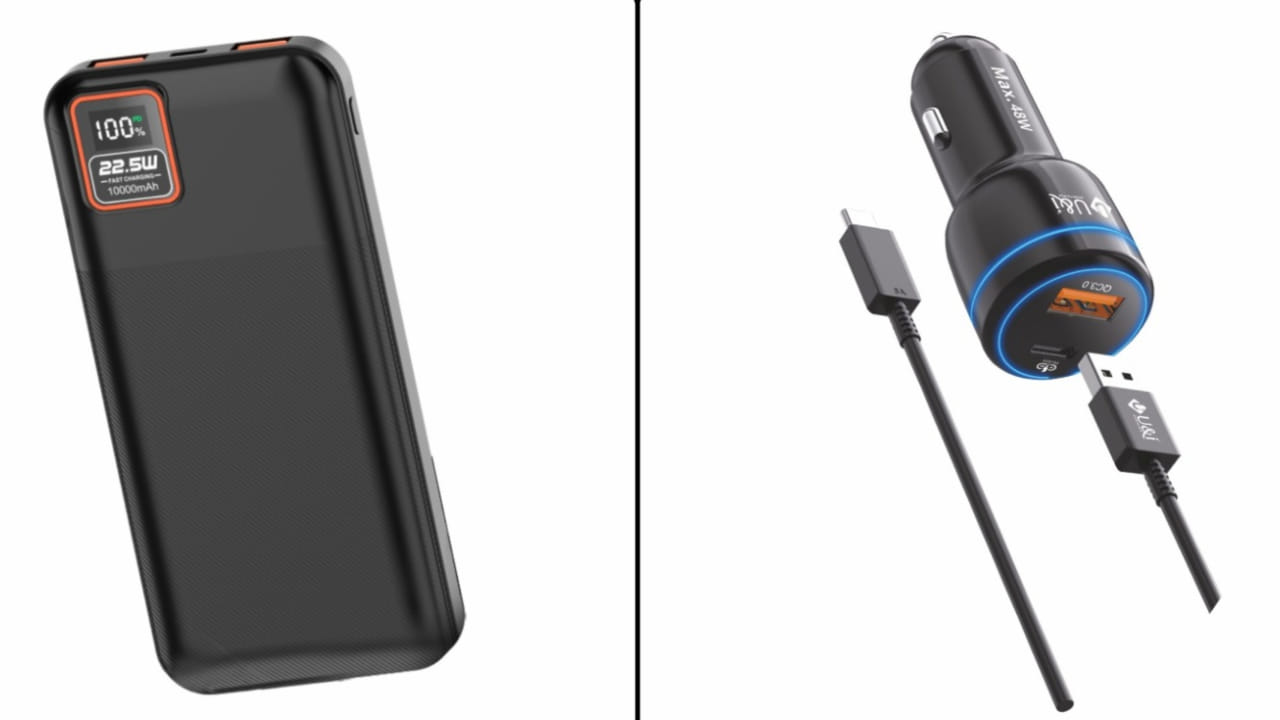 U and i Launch Ace Series Wall Charger Airpower Series Power Bank Zoom Series Car Charger in india know price