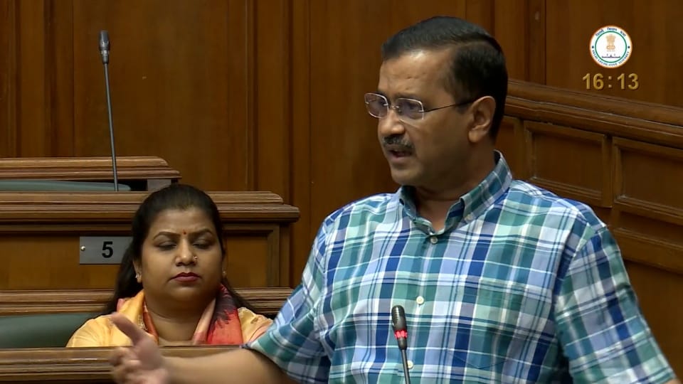 Delhi assembly kejriwal speech gave after BJP brings No confidence motion aap brings confidence