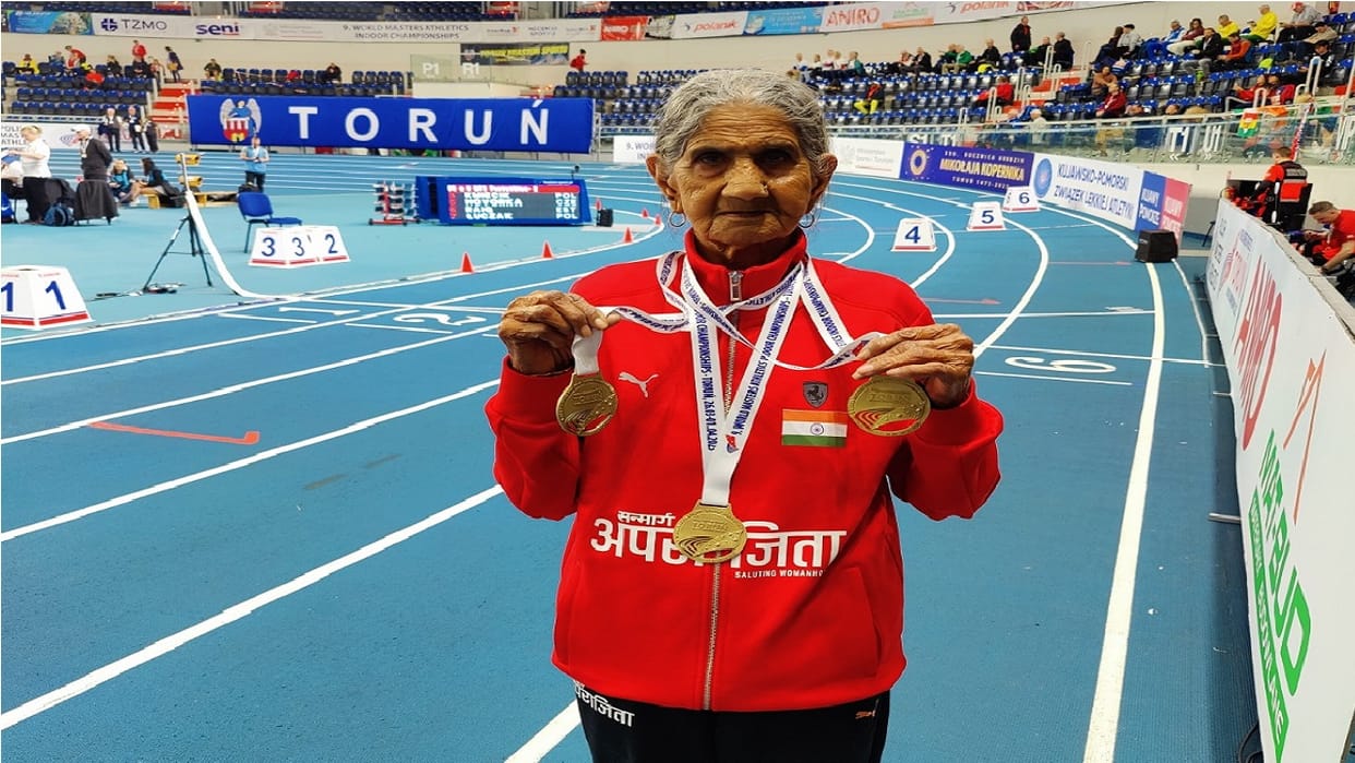 Delhi s 95 year old Bhagwani Dagar won three gold medals in Poland