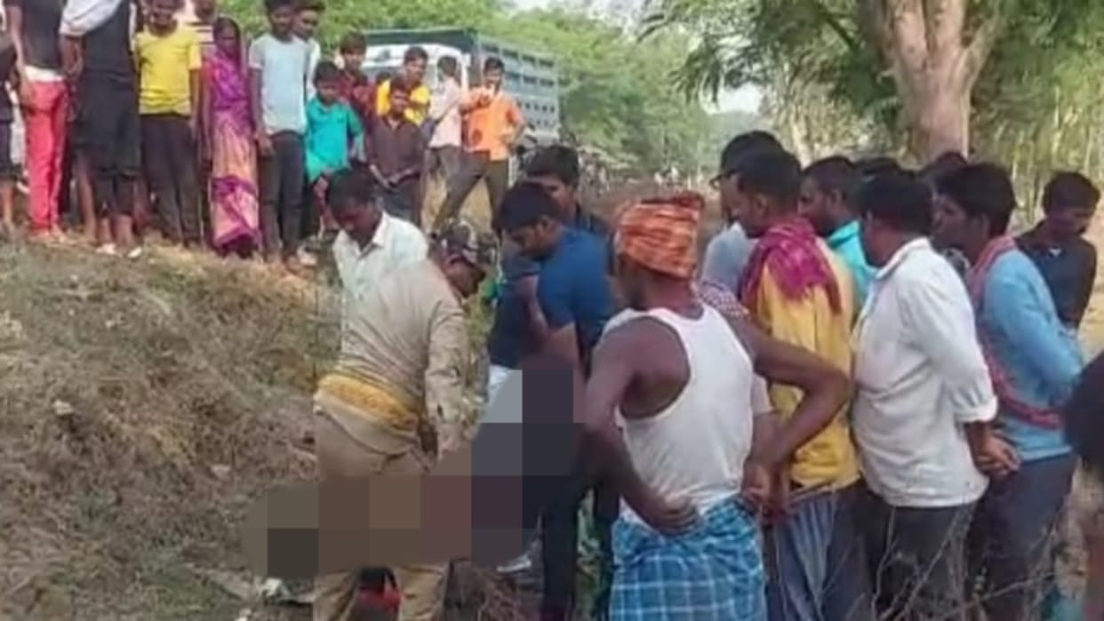 Bihar Crime Dead body of a youth found on road side in Jamui police engaged in identification