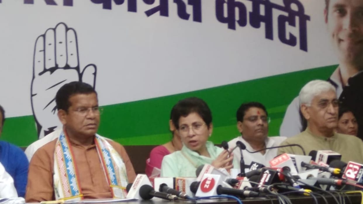 Chhattisgarh State Congress in-charge Kumari Selja press conference regarding Rahul Gandhi in Raipur