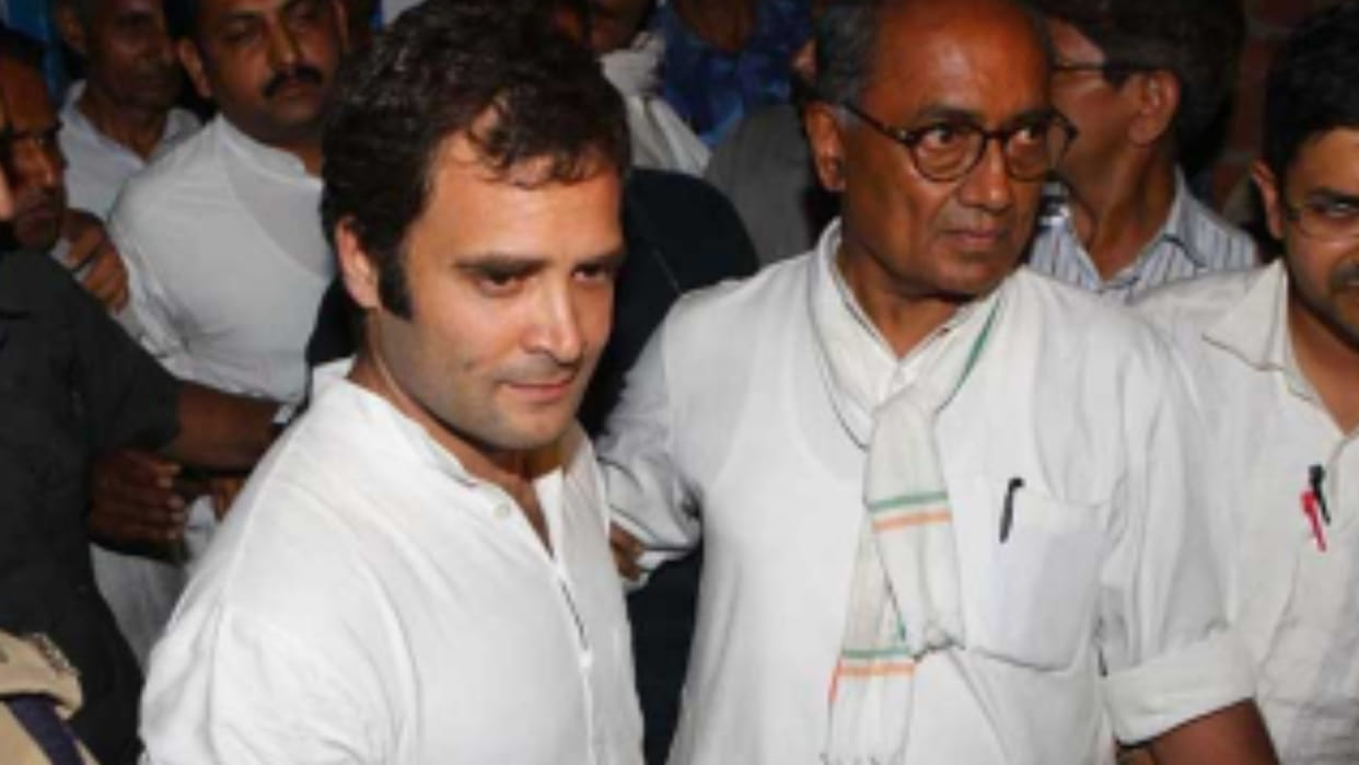 Digvijay Singh offered his government residence to Rahul Gandhi, said- 'My house is yours'
